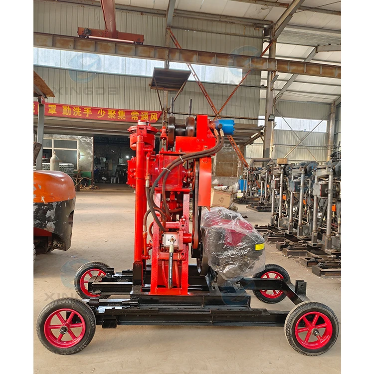 Equipamento de perfura&ccedil;&atilde;o de n&uacute;cleo hidr&aacute;ulico port&aacute;til XINGDA XY-50/50Y