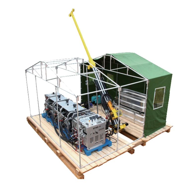 Equipamento de perfura&ccedil;&atilde;o de n&uacute;cleo totalmente hidr&aacute;ulico port&aacute;til XDQB-6