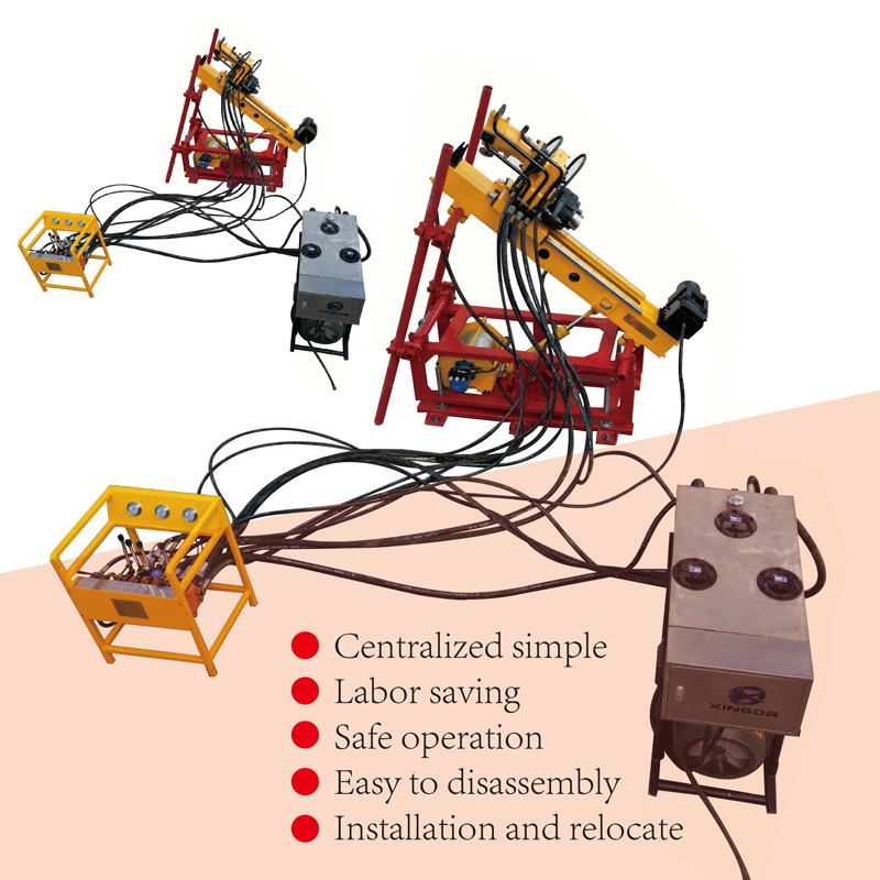 Equipamento de perfuração subterrânea totalmente hidráulico KY-500