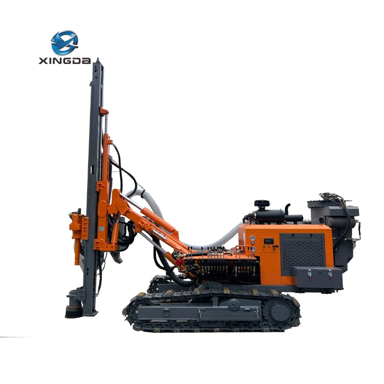 Plataforma de perfura&ccedil;&atilde;o DTH montada em esteira XD-420B