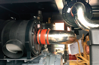 Venda quente motor diesel movido a motor móvel portátil de pressão média compressor de ar bomba de motor de ar para construção de perfuração