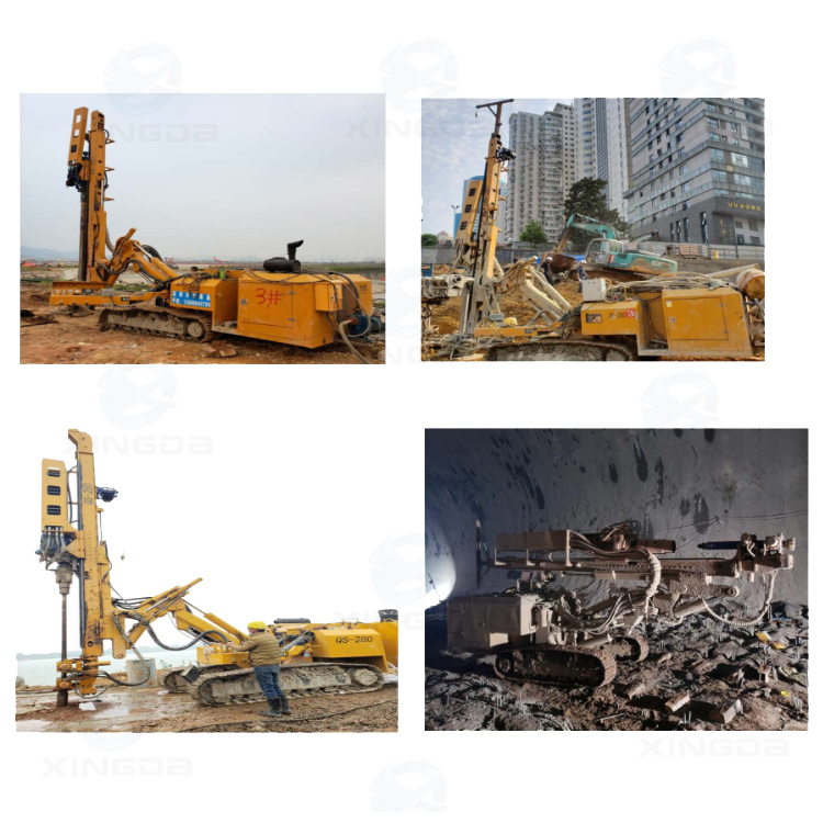 Plataforma de perfuração multifuncional hidráulica QS-280