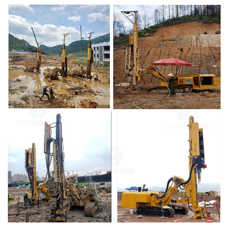 Plataforma de perfuração multifuncional hidráulica QS-280