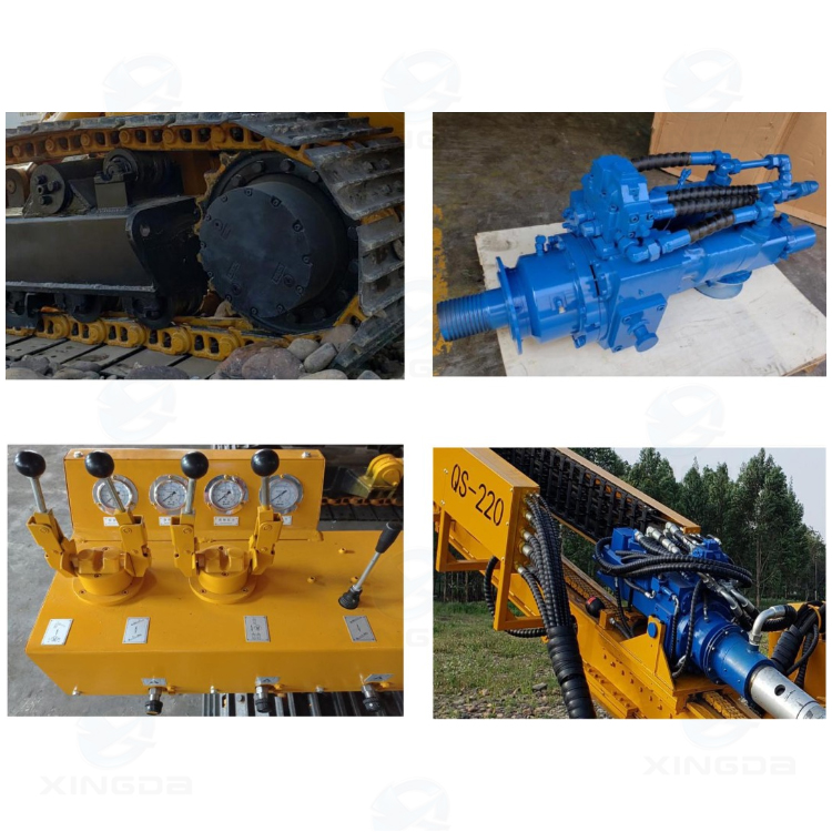 Plataforma de perfuração multifuncional hidráulica QS-220